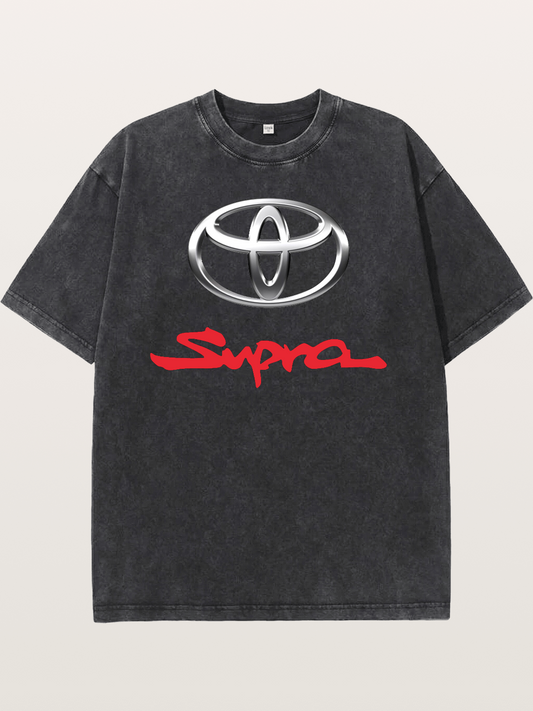 Toyota Supra Handwritten Logo Washed T-shirt