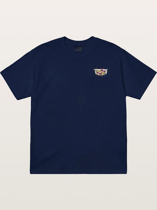 Cadillac Watercolor Logo Print Gildan T-shirt