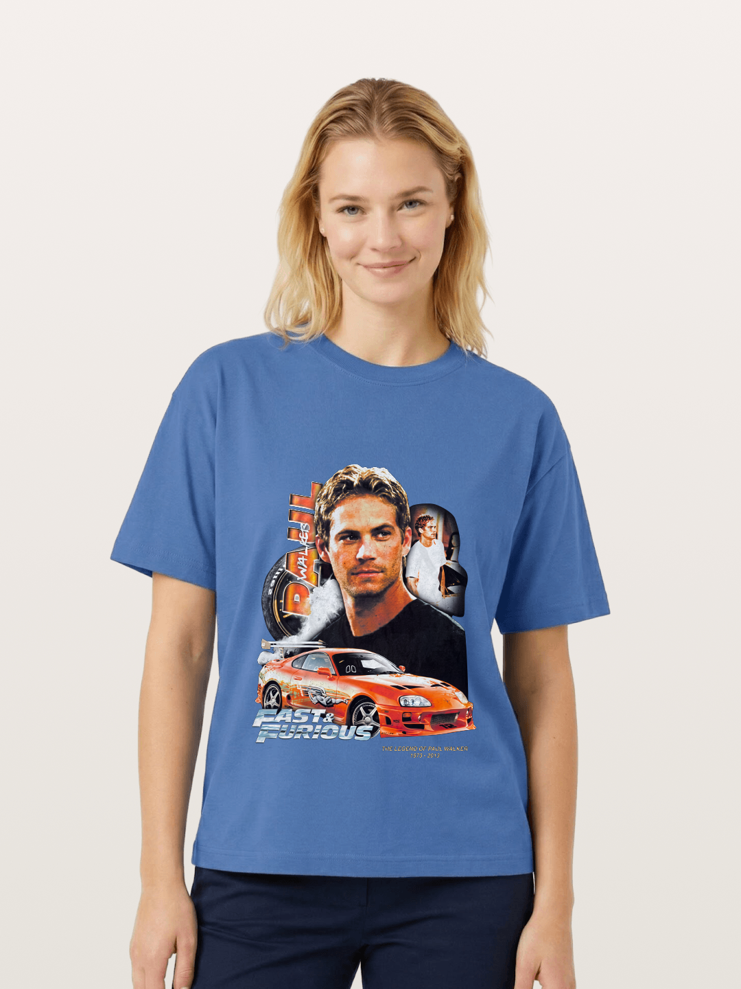 Orange Supra Fast & Furious Gildan T-shirt