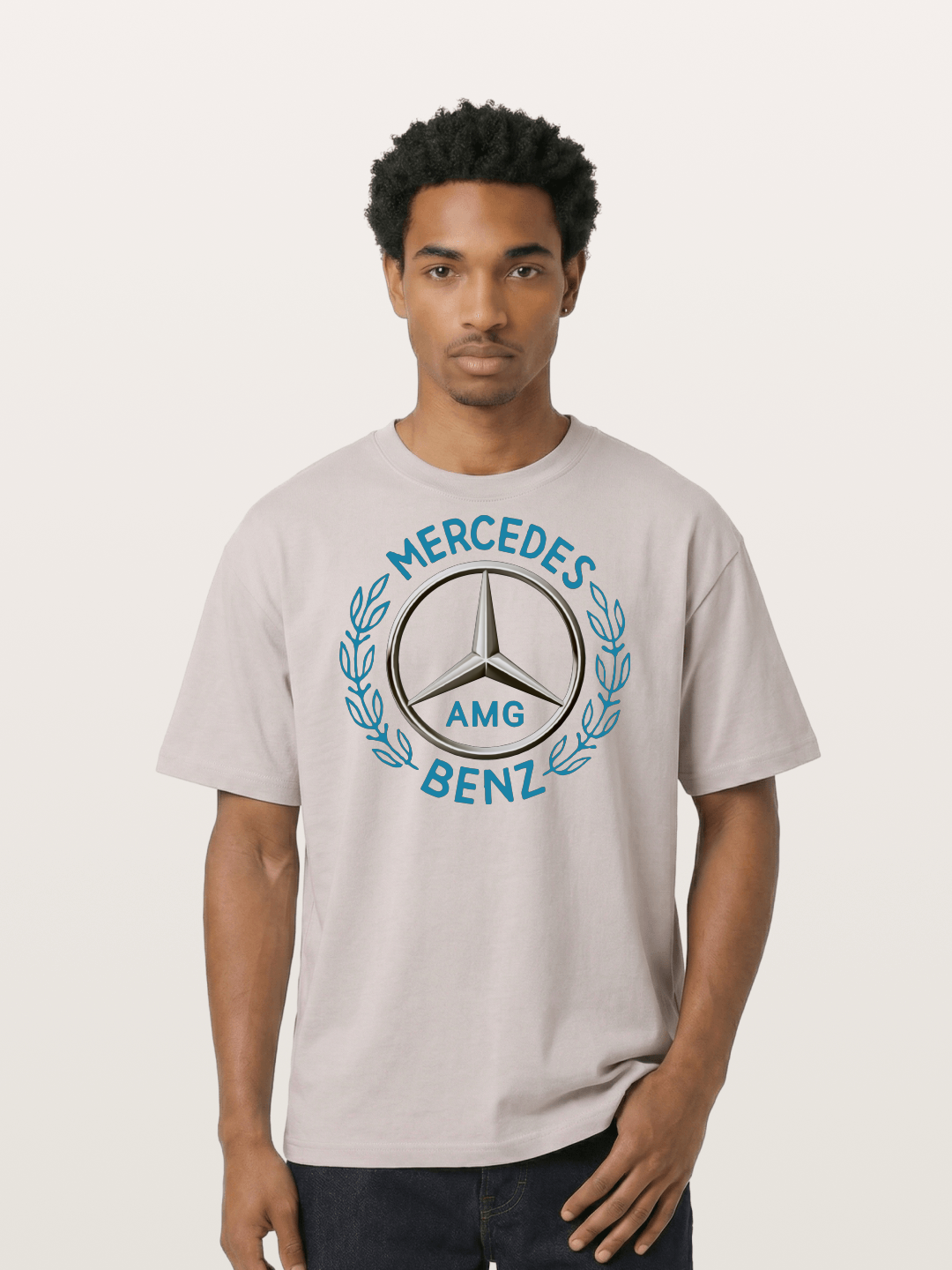 Mercedes-Benz AMG Laurel Wreath Emblem Cotton T-shirt