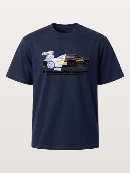 Blueprint Hellcat Spec Poster Cotton T-shirt