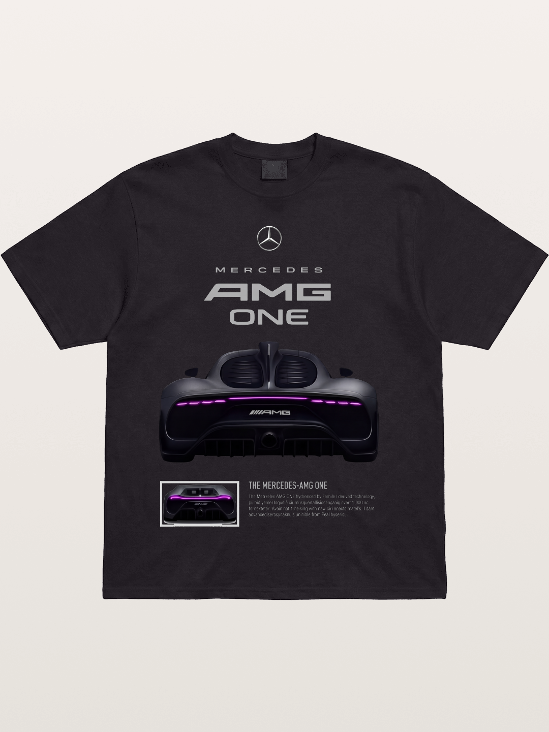 AMG One Purple Taillight Cotton T-shirt