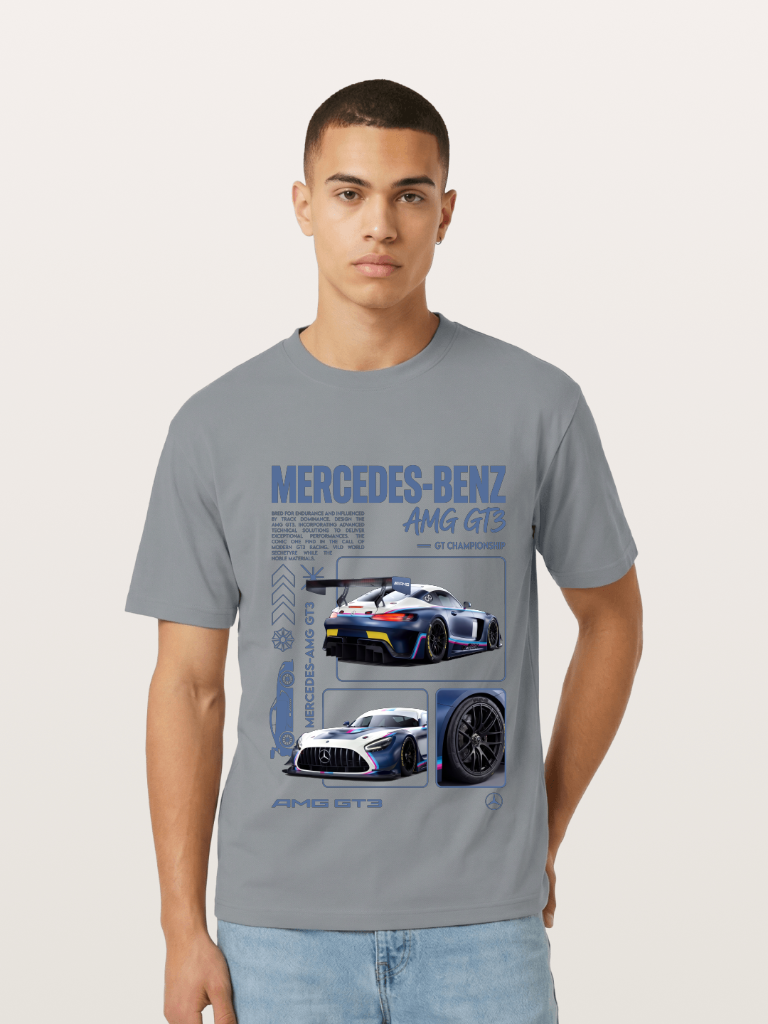 Mercedes AMG GT3 Race Car Gildan T-shirt