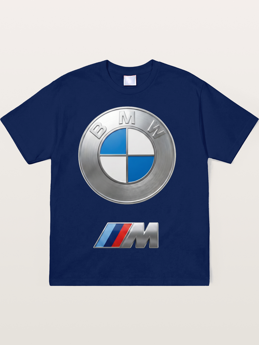 BMW M Series Metal Emblem Soft-Stay T-shirt