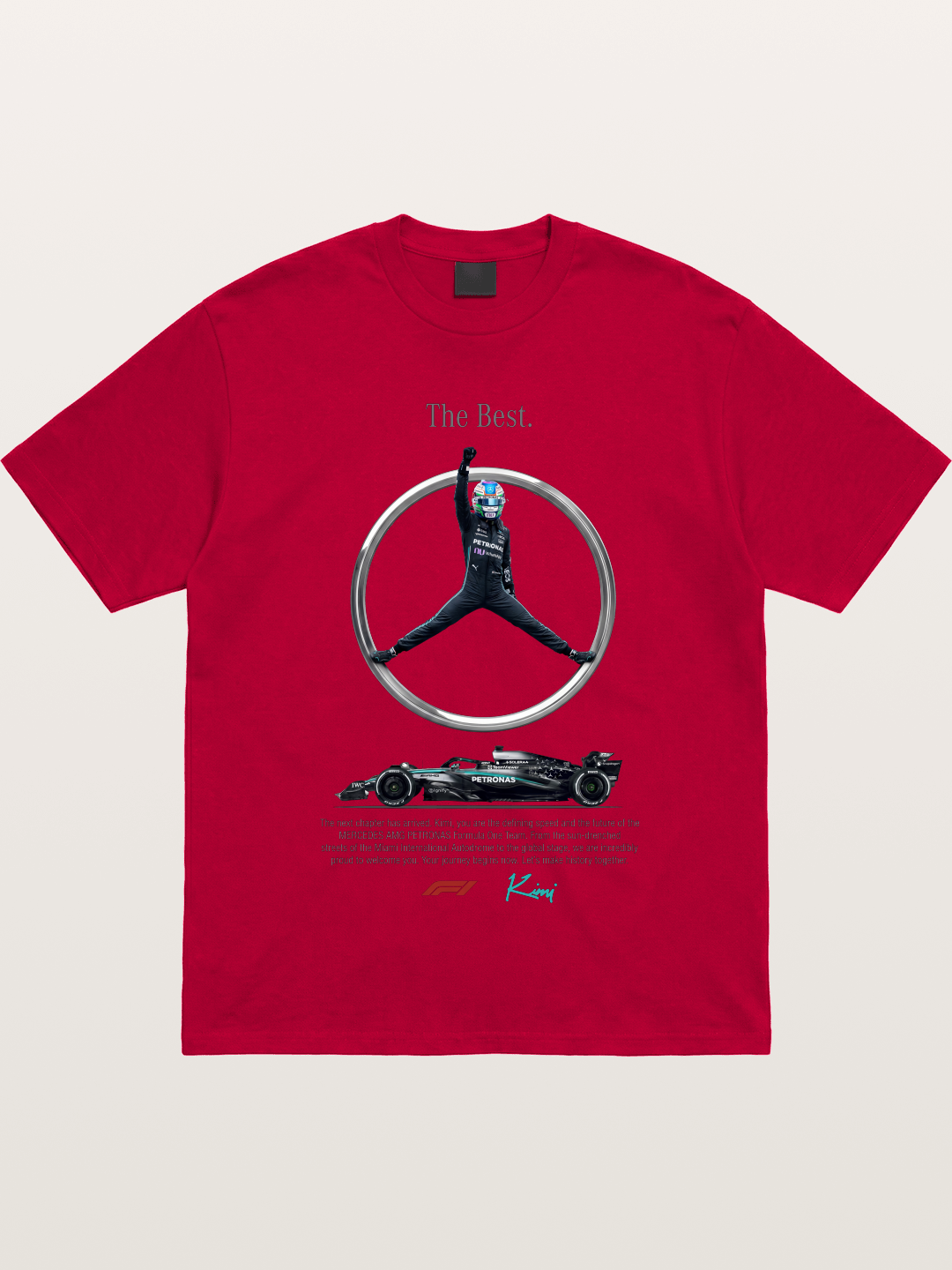 Kimi Mercedes Star Pose Gildan T-shirt