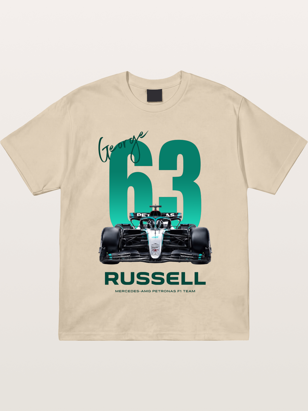 George Russell Mercedes F1 63 Gildan T-shirt