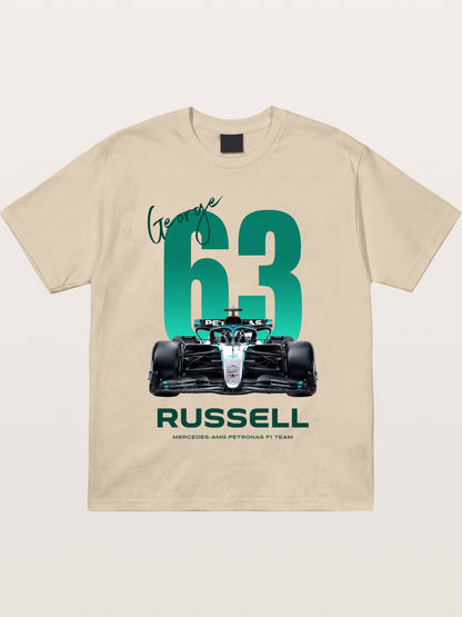 George Russell Mercedes F1 63 Gildan T-shirt