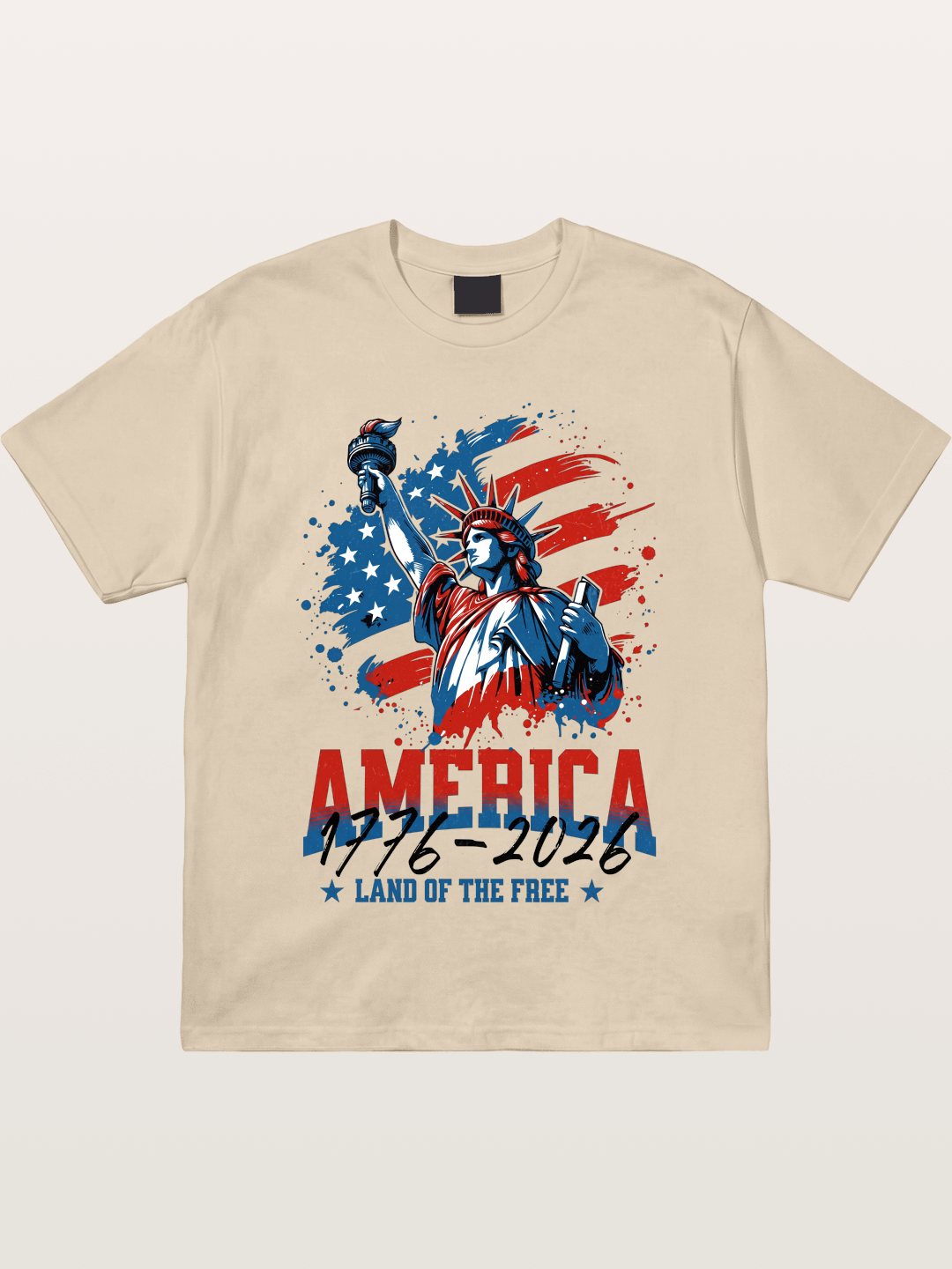 Statue Of Liberty 1776-2026 Gildan T-shirt