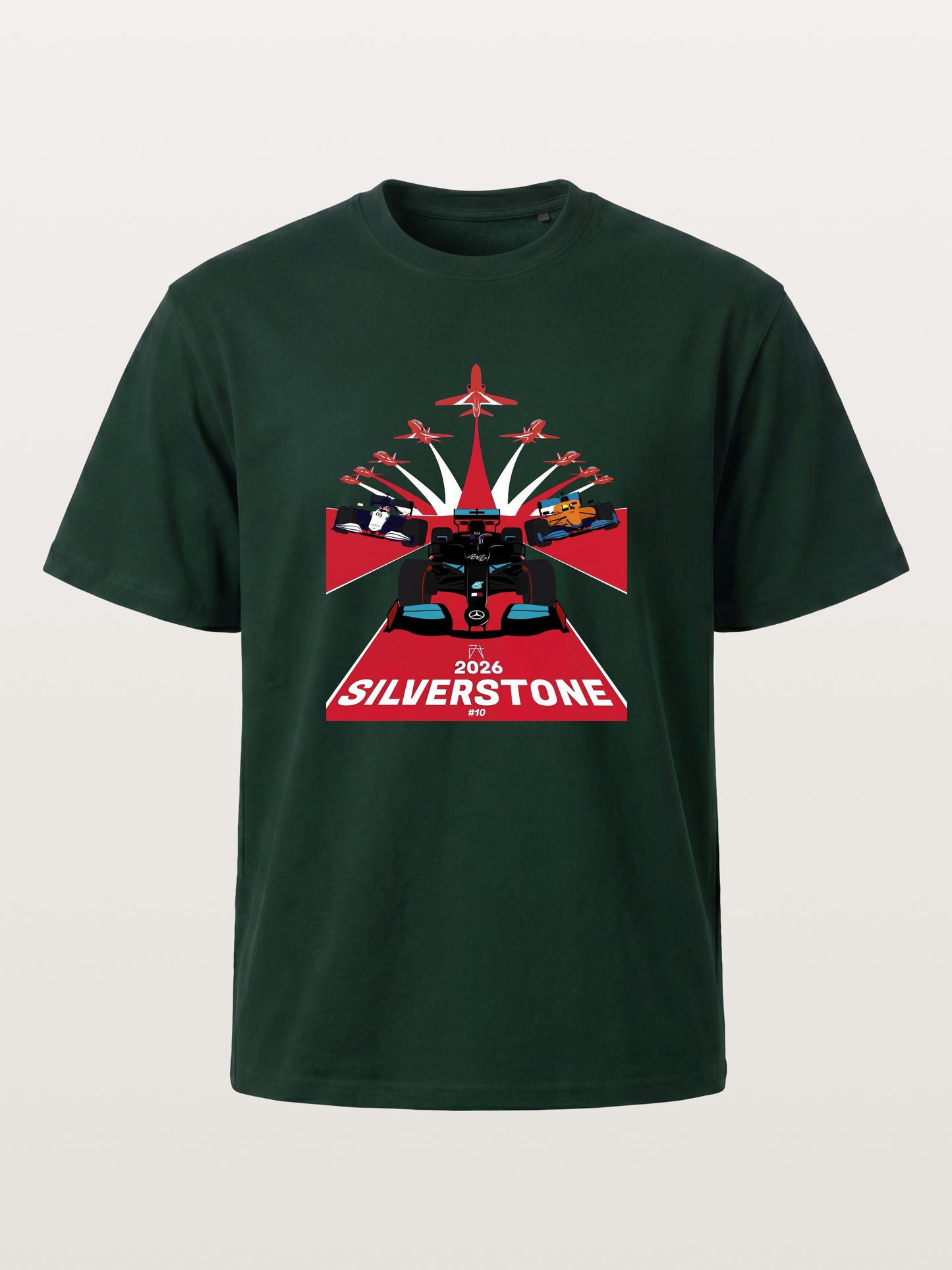 Silverstone F1 Race Formation With Jets Gildan T-shirt
