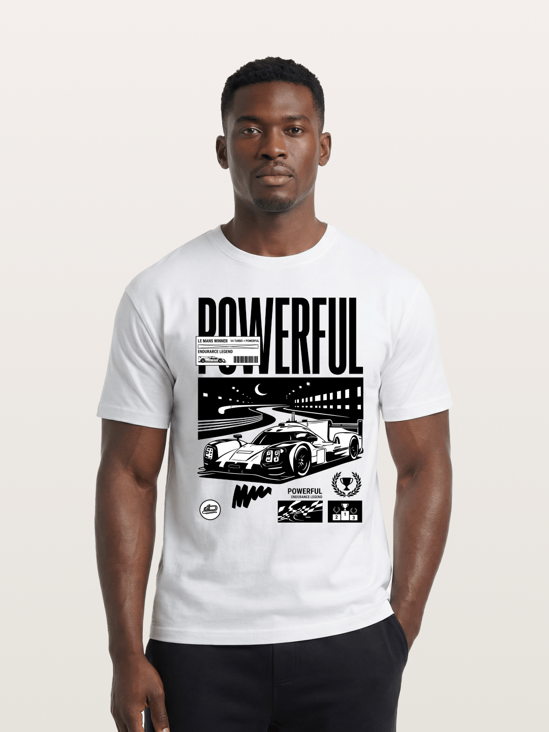 Endurance and powerful legend Cotton T-shirt