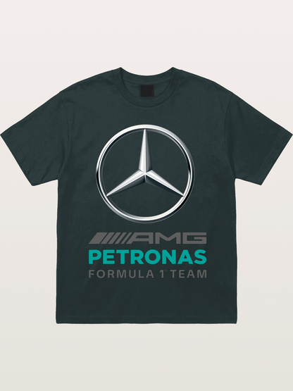 F1 Mercedes Petronas Team Logo Gildan T-shirt