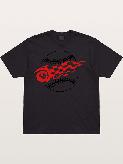 Blaze Wheel Cotton T-shirt