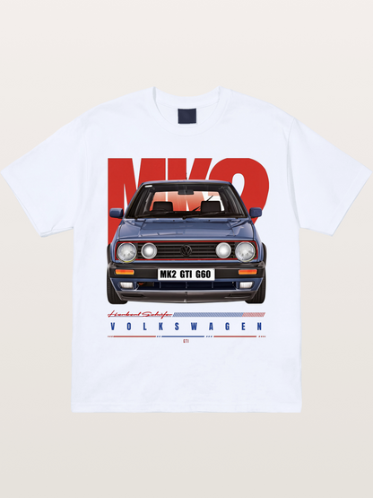 Volkswagen Golf MK2 GTI G60 Gildan T-shirt