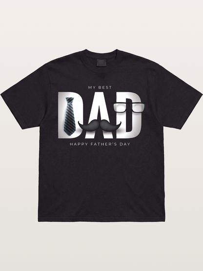 Gentleman Dad Tie Glasses Beard Gildan T-shirt