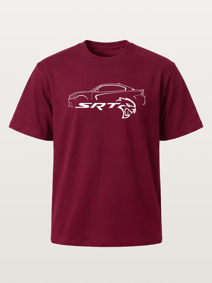 SRT Hellcat Side Silhouette Art Gildan T-shirt