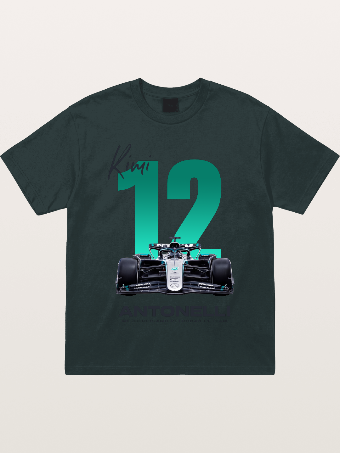 Kimi Antonelli Mercedes F1 12 Gildan T-shirt