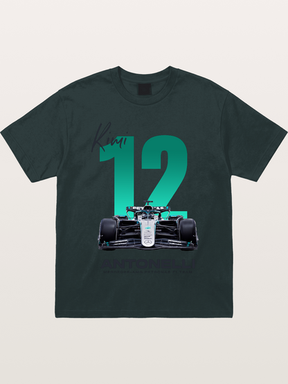 Kimi Antonelli Mercedes F1 12 Gildan T-shirt