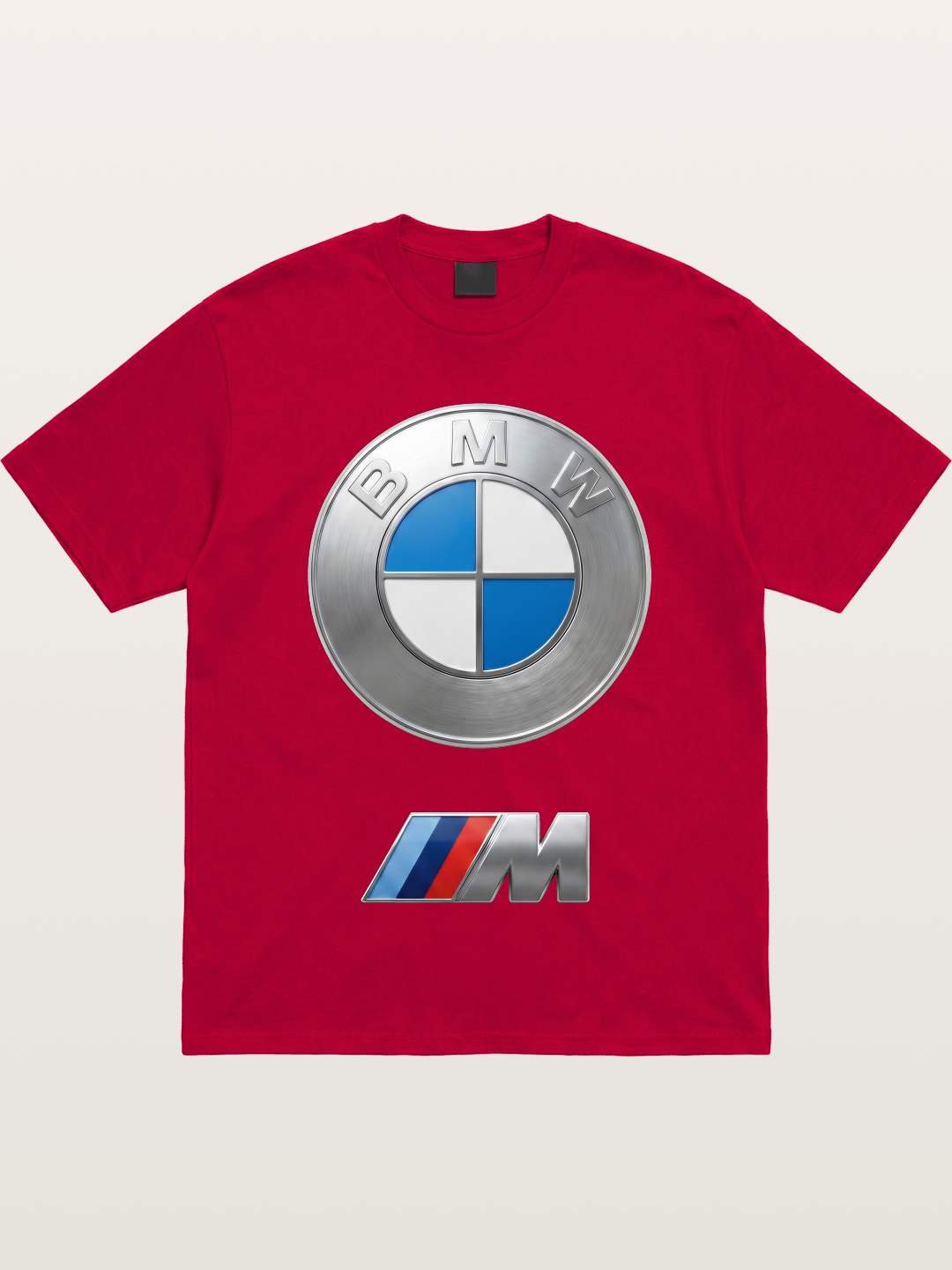 BMW M Series Metal Emblem Gildan T-shirt