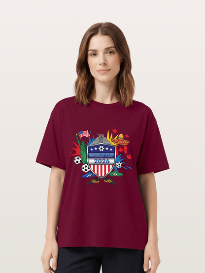 USA Mexico Canada WC Shield Gildan T-shirt