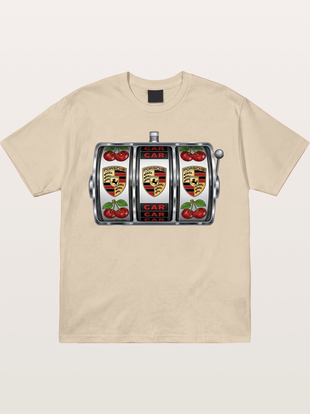 Porsche Slot Machine Art Print Gildan T-shirt