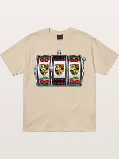 Porsche Slot Machine Art Print Gildan T-shirt