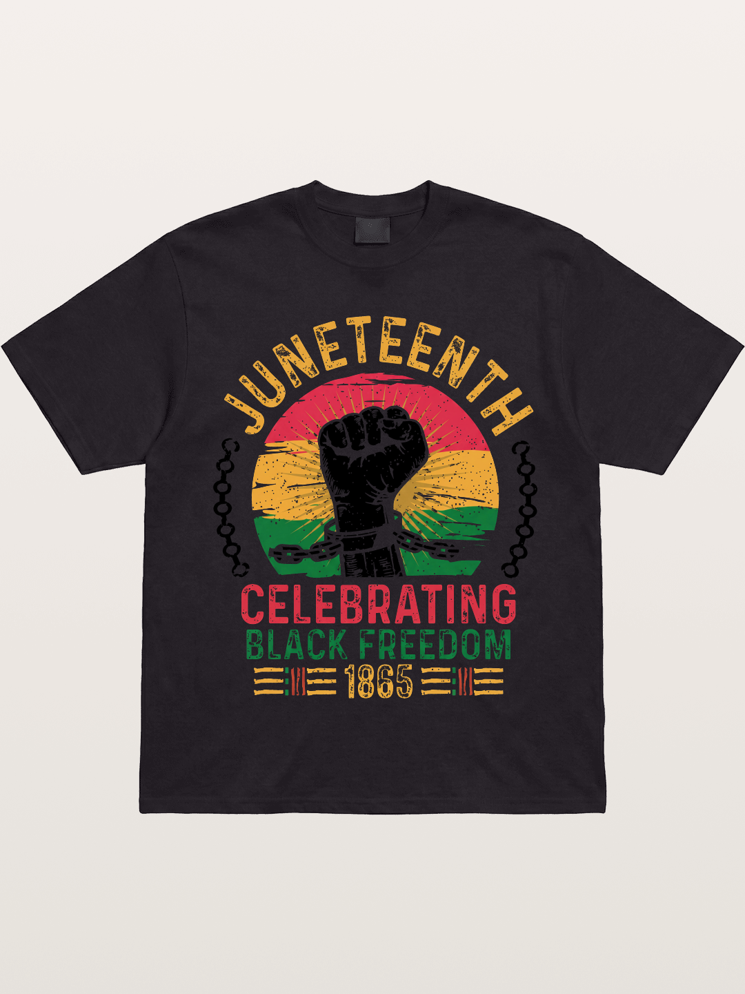 Juneteenth Black Freedom Fist Gildan T-shirt