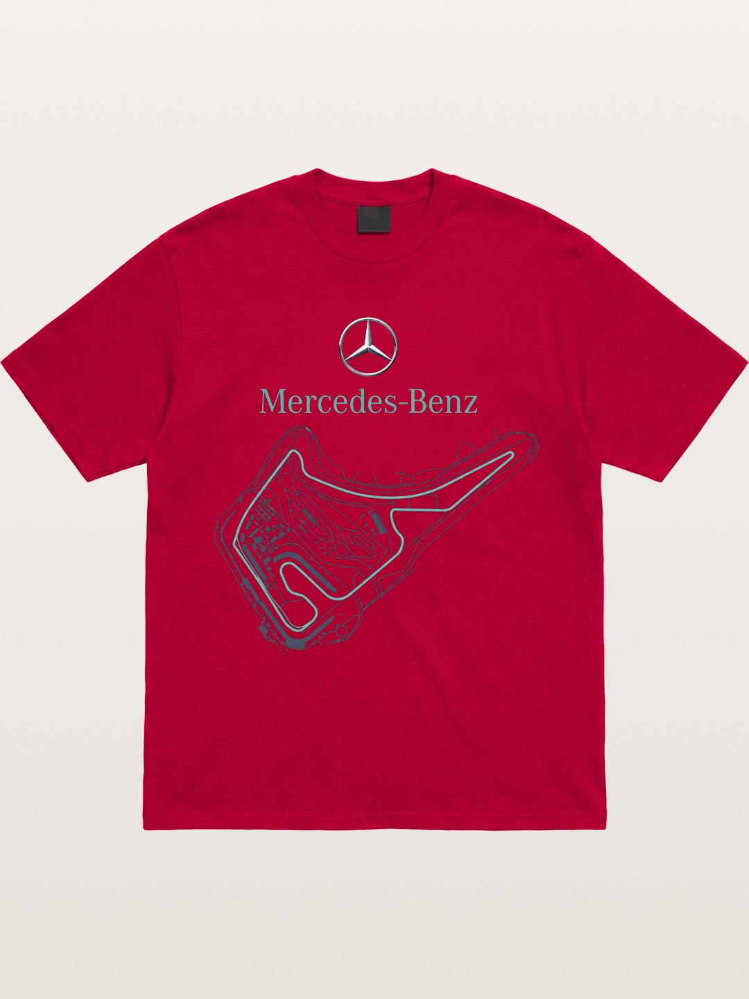 Mercedes Benz Circuit Track Graphic Gildan T-shirt