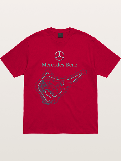 Mercedes Benz Circuit Track Graphic Gildan T-shirt