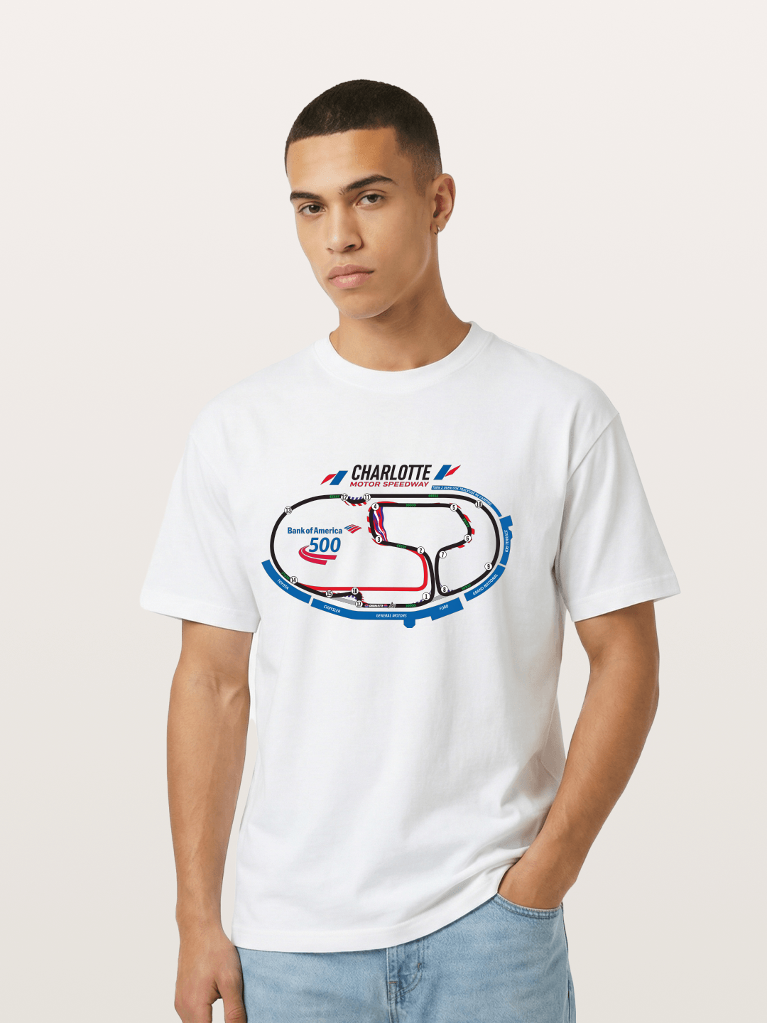 Charlotte Bank Of America 500 Gildan T-shirt