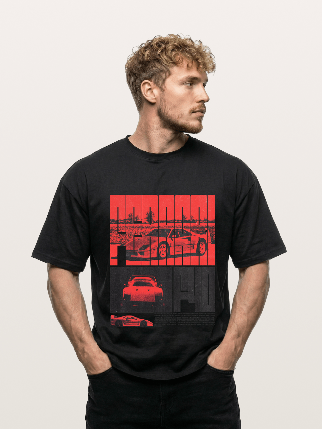 Red F40 Gildan T-shirt