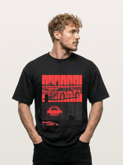 Red F40 Gildan T-shirt