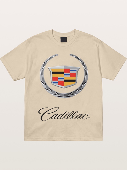 Cadillac Laurel Wreath Emblem Gildan T-shirt