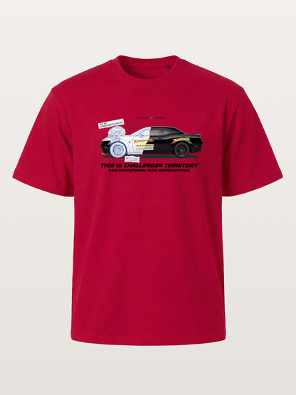 Blueprint Hellcat Spec Poster Gildan T-shirt