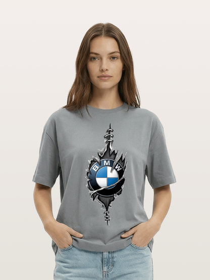 BMW Thorn Wreath Emblem Art Cotton T-shirt