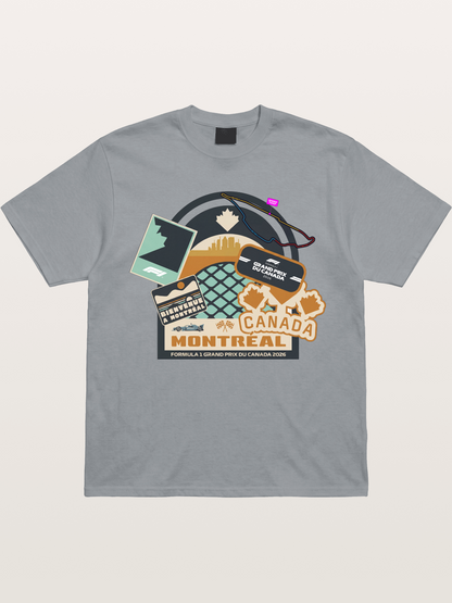 Montreal Canada GP 2026 Collage Gildan T-shirt