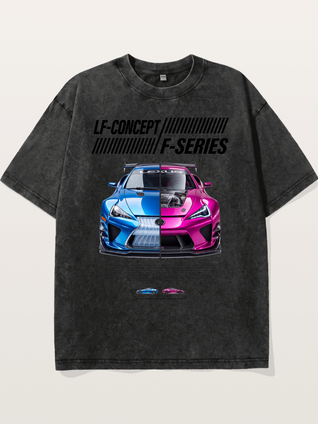 Split Tone LFA F-Series Print Washed T-shirt