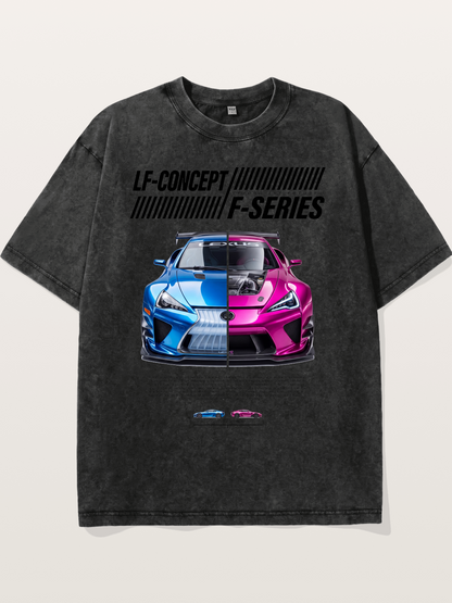 Split Tone LFA F-Series Print Washed T-shirt