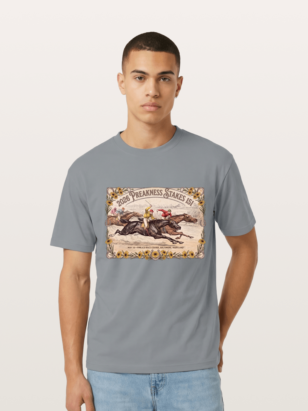 2026 Pimlico Race Course Print Gildan T-shirt