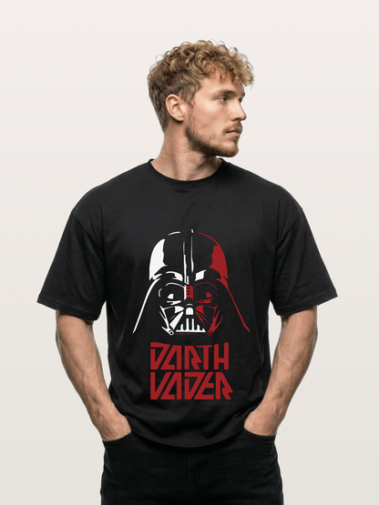 Darth Vader Red White Helmet Gildan T-shirt