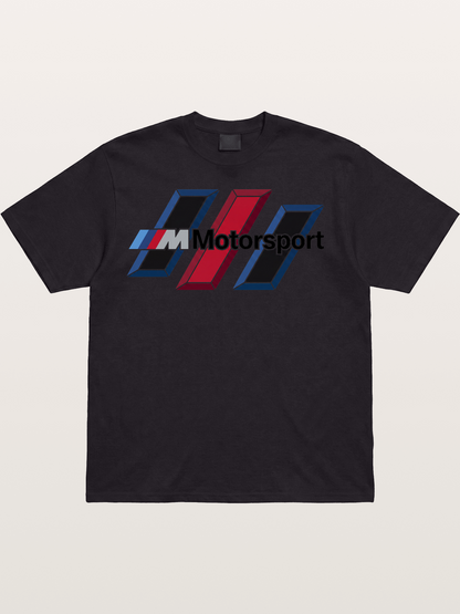 BMW M Motorsport Badge Art Cotton T-shirt