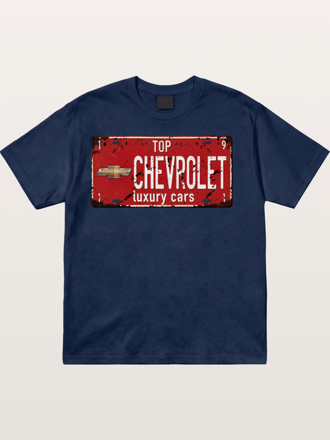 Chevrolet License Plate Cotton T-shirt