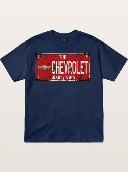 Chevrolet License Plate Cotton T-shirt