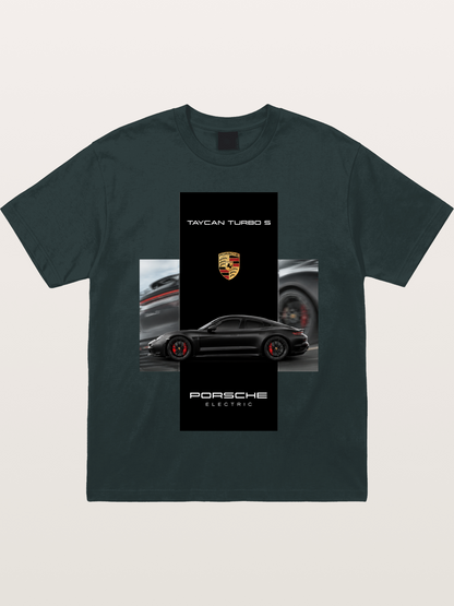 Porsche Taycan Turbo S Electric Gildan T-shirt