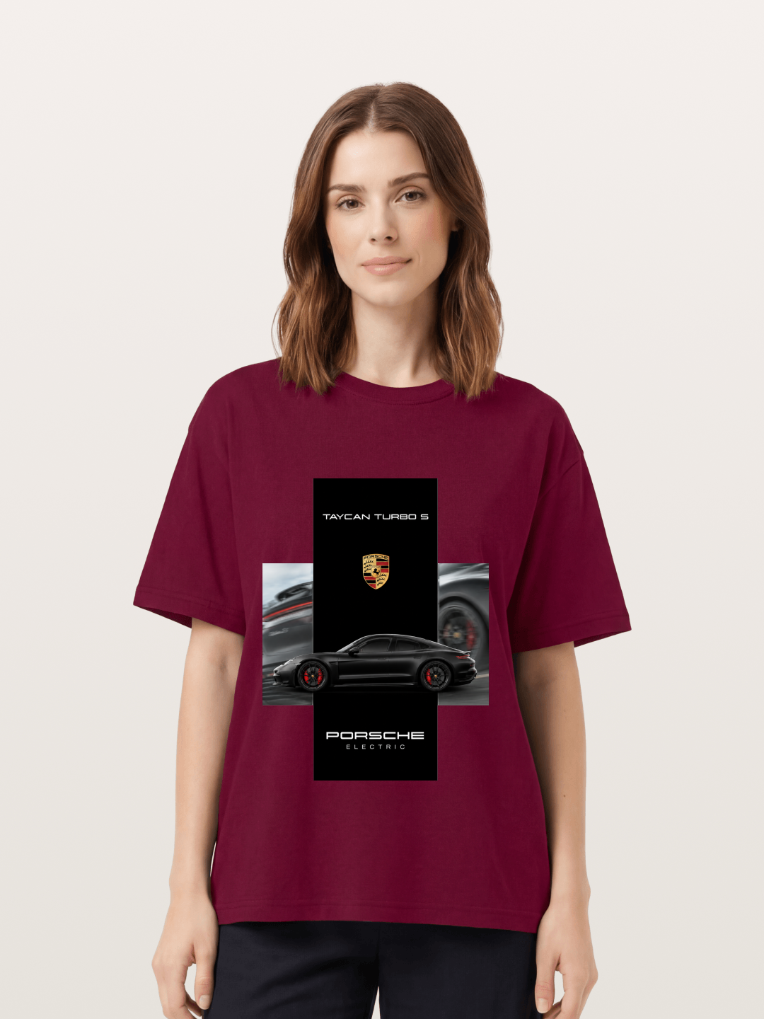 Porsche Taycan Turbo S Electric Gildan T-shirt