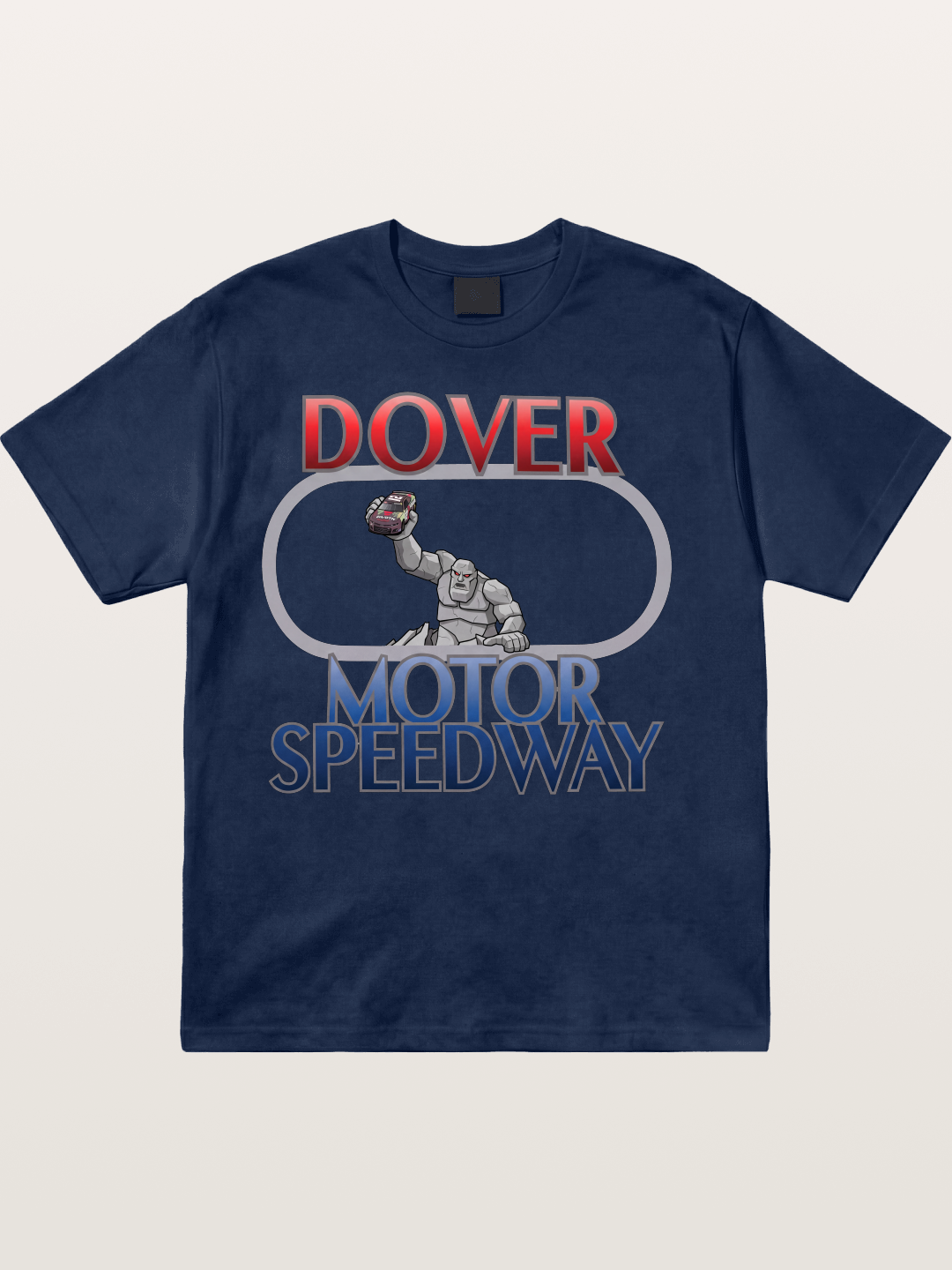 Miles the Monster Dover NASCAR Design Cotton T-shirt