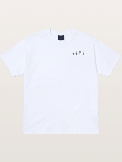 Tesla Logo Heartbeat Sticker Gildan T-shirt
