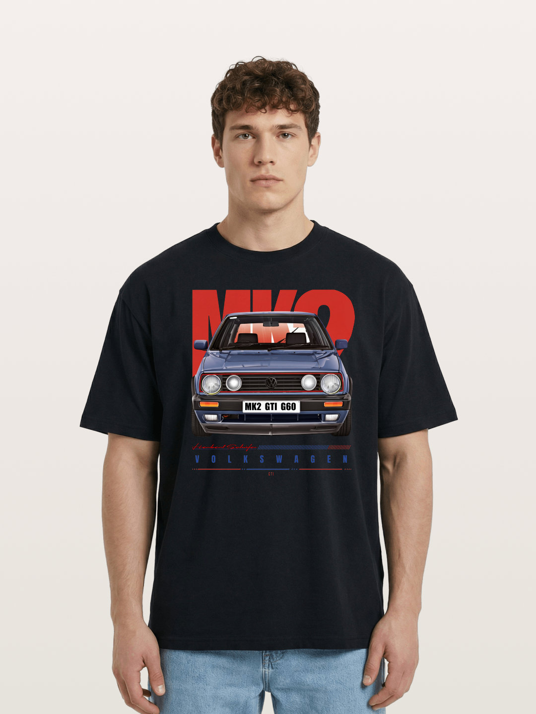 Volkswagen Golf MK2 GTI G60 Cotton T-shirt