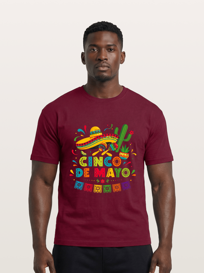 Cinco De Mayo Fiesta Art Gildan T-shirt