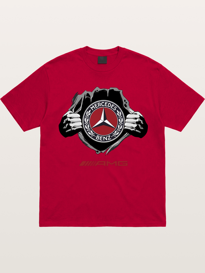 Benz Star Tear Graphic Gildan T-shirt