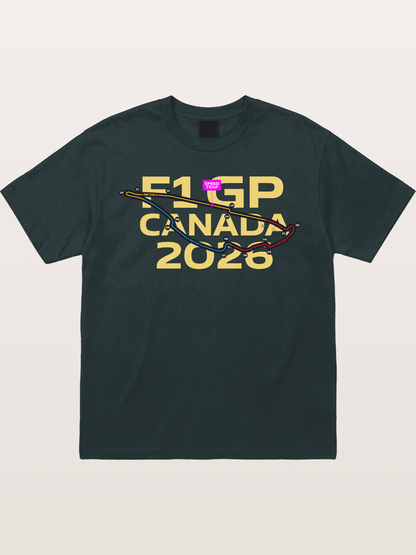 F1 Canada 2026 Track Map Gildan T-shirt